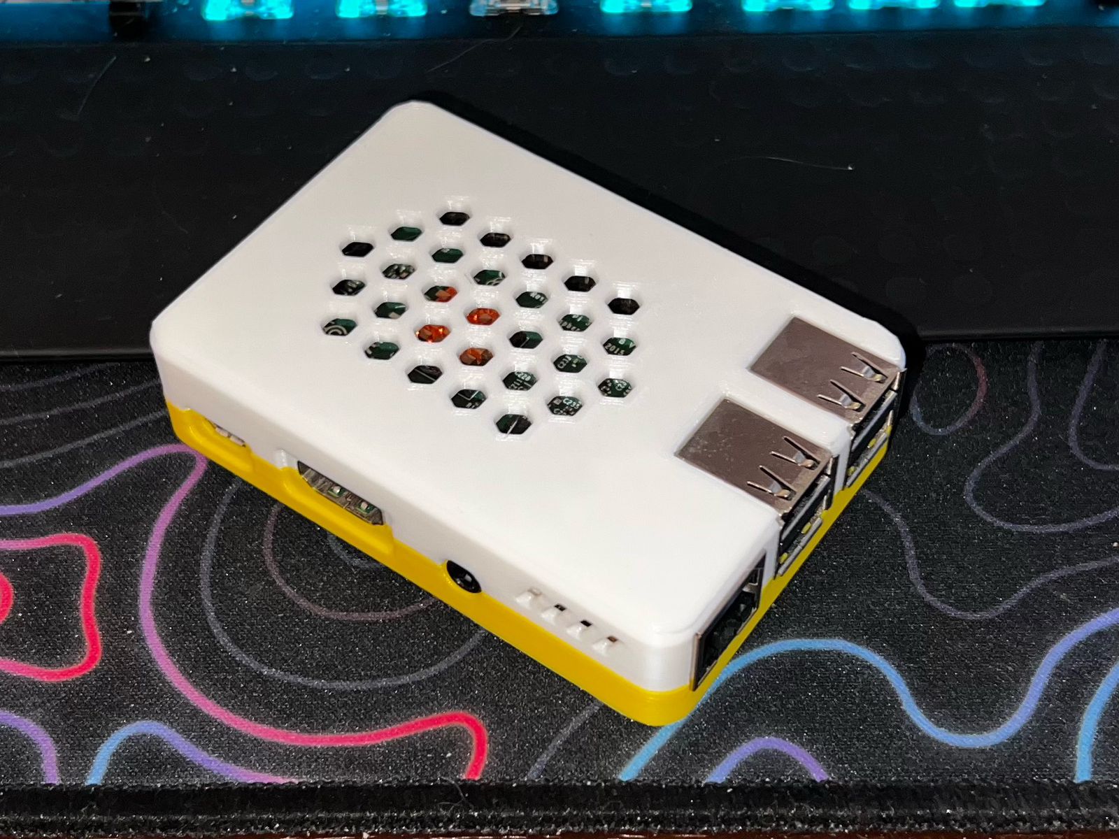 Raspberry Pi case with vents